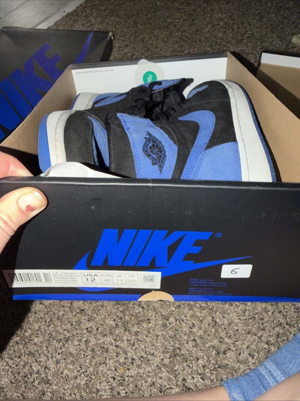 Size 12 - Jordan 1 Retro OG High Royal Reimagined